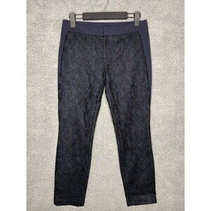 Club Monaco Women’s Size 2 Lace Front Panel Gabriella Ankle Pants Work Elegant
